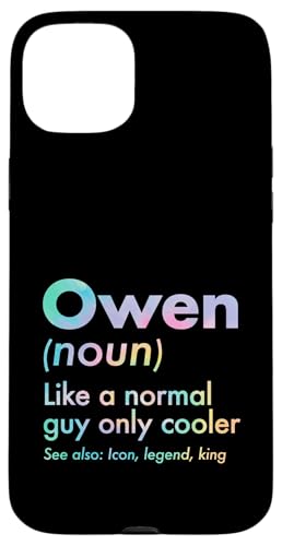 Owen Like A Normal Guy Only Cooler Legend King �t�@�[�X�g�l�[�� �X�}�z�P�[�X iPhone 15 Plus �p
