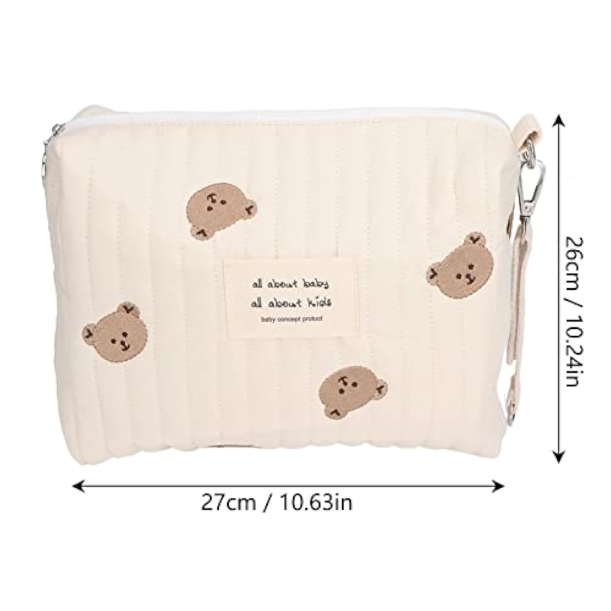 Large Capacity Diaper Storage Bag for Travel