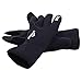 Luzhengyang 3mm Neoprene Skid-Proof Wetsuit Gloves | Full-Fingered Kayaking Gloves for Surf Snorkeling Diving | Kids Adult Five Finger Gloves | Warm Thermal Material, Skid Design | S, M, L, Black, M