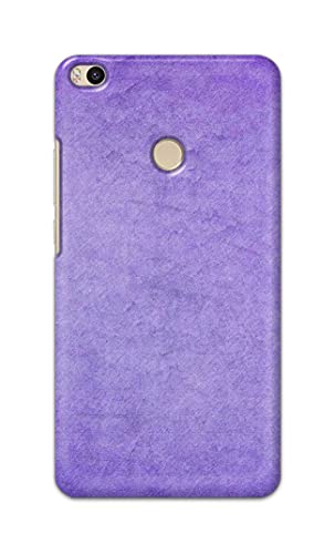 Image of Plain Purple Hard Back Case Cover for Mi Max 2 (6.44 inch) Back Cover -(J5) VNS2226
