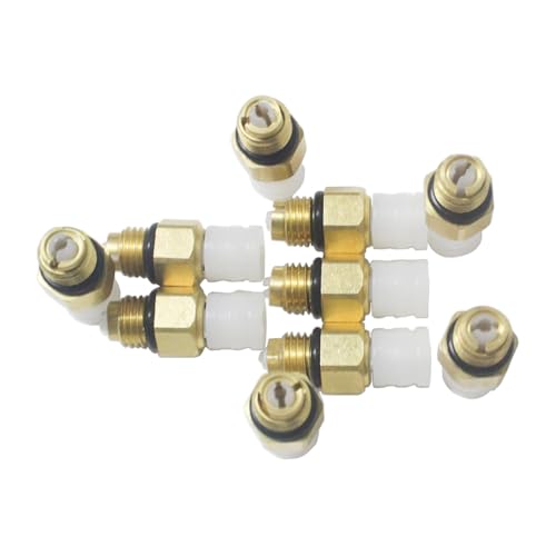 Laroal 10 Pcs Luftfederung Luftventil M8 für W251 W164 W212 W211 W220 W221 Neue Luft Anschluss Rohr Armaturen