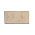 Beige Crema Marfil Polished Finish Beveled Subway Marble Tile — 3x6 in 5 sq ft Box of 40 — Kitchen Backsplash, Bathroom Walls, Shower, Fireplace, Mediterranean