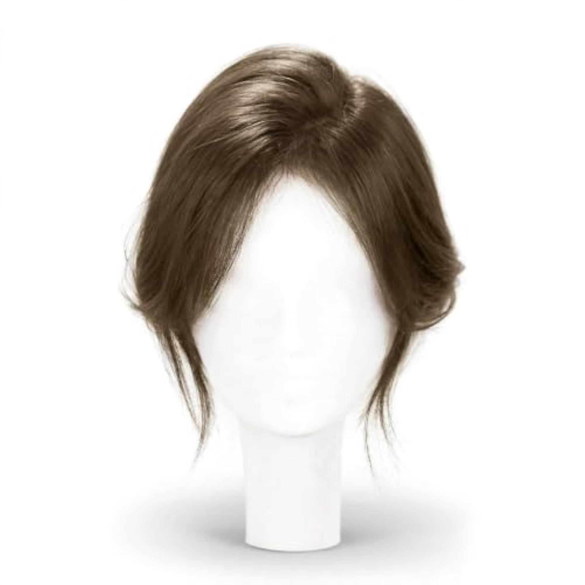 Light Brown Middle Part Hair Piece Tulip