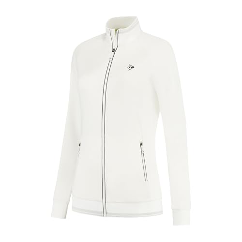 Veste de tennis femme Dunlop Club blanche S idéale pour vos tournois