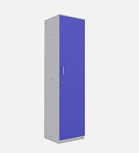Image of COUCH CULTURE Adona Engineered Wood Wardrobe Almirah for Clothes with 1 Door | Storage Organizer | Storage Cabinet for Kitchen | Multipurpose Almirah for Bedroom, Living Room | 1 Year Warranty - Blue