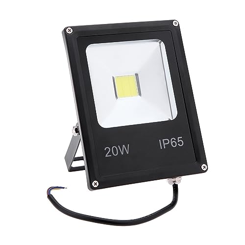 Projecteur LED 50W extérieur blanc froid avec coque noire robuste