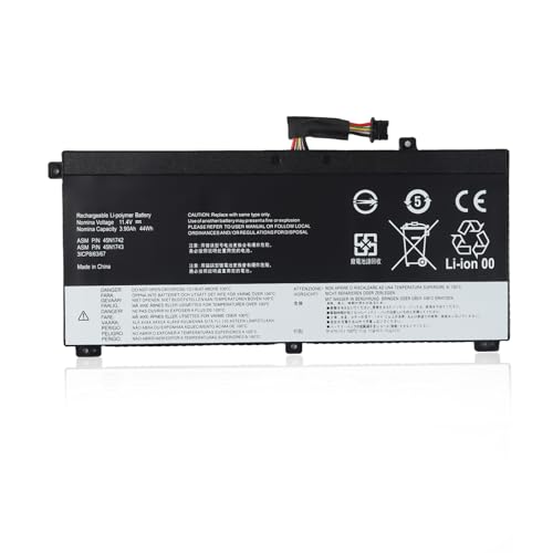 Chinoket 45N1742 45N1740 45N1741 45N1743 SB10K12721 00NY639 Laptop Akku für Lenovo ThinkPad T550 T550s T560 W550 W550s P50S 20CJ 20CK 20FH 20FJ 20E1 20E2 20FL 20FK Series（11.4V 3900mAh 44Wh）