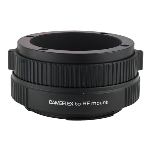 XPIMAGE Kinoptik Cameflex シネマレンズと Canon EOS RF カメラと互換性のあるレンズマウントアダプターリング