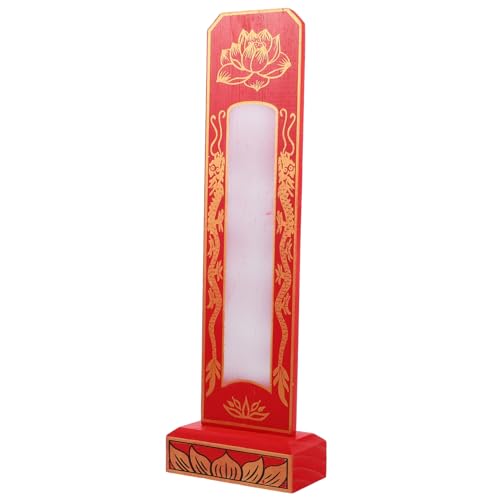 Tablette de temple en bois pour décoration de table rituelle à la maison