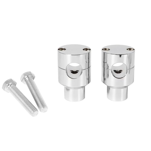 Kit support de guidon de moto 22mm 25mm noir universel pour rehausseur