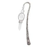  COHEALI 3 Pièces signet yzma livre laurent mariotte livre Pendentif marque-page créatif pendentifs pour hommes balise de lecture créative étiquette de lecture décorative cuivre blanche