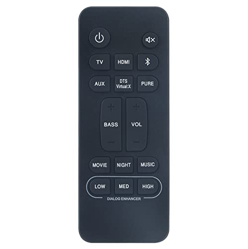 RC-1236 VINABTY Replacement Remote Control Fit for Denon Compact Sound Bar DHT-S216