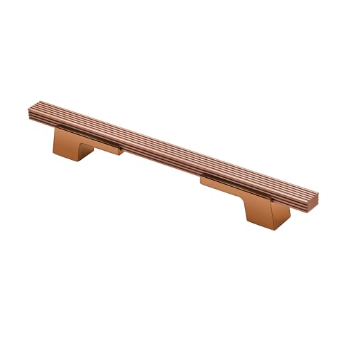 Image of Plantex Cabinet Handle /160mm Handle for Cabinet /Door Pull-Push Handle for Home /Office /Hotel - Pack of 1 (Rose Gold)