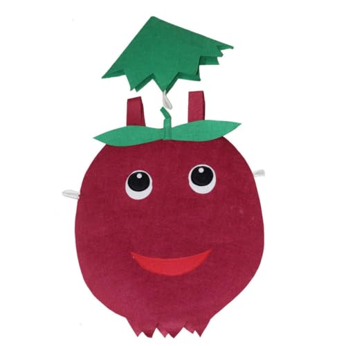 Image of Kaku Fancy Dresses Fruit and Vegetable Costume Paper Cutout with Cap For Kids | Healthy Food Costume For Boys & Girls (Tracksuit Not Included)