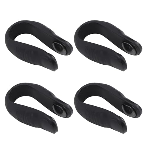Generic 4pcs Acupressure Hand Pressure Point Clip Stress Reduction Wearable Magnets Headache Migraine Relief Clip (Black)