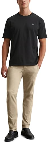 Marc OߴPolo Herren T-Shirt aus Bio-Baumwolle mit Rundhalsausschnitt, Schwarz (Black), XS – Ansicht 5