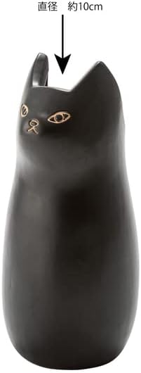 アスクリエイト 傘立て 傘スタンド 猫 陶器 可愛い 北欧風 幅21 奥行22 高さ45.5cm ホワイト AZ-CLY12-WH