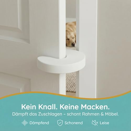 Homery Klemmschutz für Türen [6 Stück] – Tür Klemmschutz & Türstopper Baby aus Schaumstoff – Türklemmschutz Kinder, Fingerklemmschutz für Türen – Türschutz Baby, Kindersicherung Tür