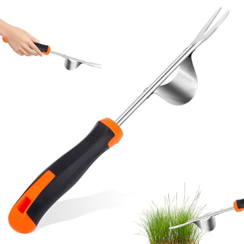 MXTIMWAN Extractor Malas Hierbas,Quita Hierbas Malas Manual,Desherbador Manual de Acero Inoxidable,Desmalezadoras de Jardín para Eliminar Las Malas Hierbas de Jardines/plantones/paisajes
