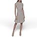 Karl Lagerfeld Paris Women's Dresses Dress, Truffle Soft White, 14