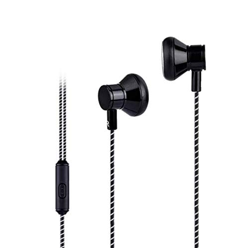 Budi Earphone With Remote And Mic Ep13 Black