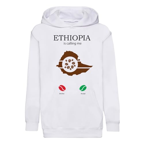 Sweat à capuche enfant pour l'école et le sport Ethiopia is Calling Me