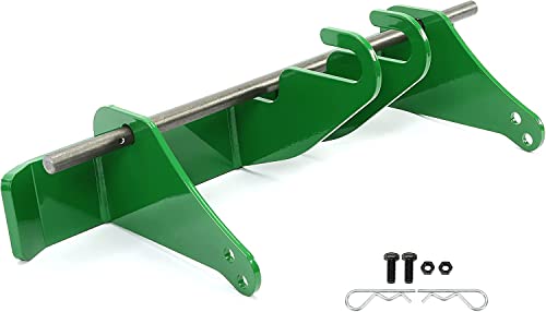 Hecasa Rear Weight Bracket Compatible With John Deere 316/318/322/332/420/430 Counterweight Steel Green Rear Weight Bar #TOP2
