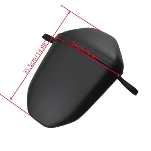 Asiento trasero de motocicleta antirresbalones y cómodo para pasajeros de MT-07 3