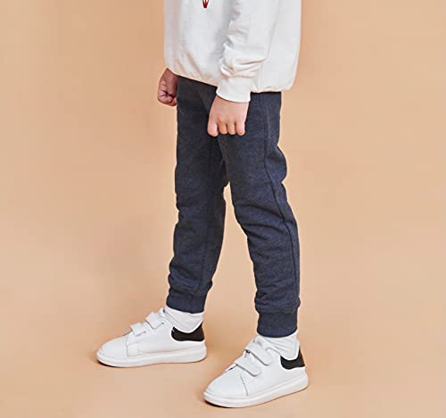 Image of Little Boys Jogger Pants Toddler Boys' Drawstring Elastic Waist Cotton Casual Sweatpants 1PC / 2 PCS Set