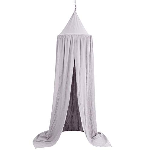 Yaersi Bed Canopy For Kids Bed, Round Dome Crib Nook Princess Castle, Play Tent Hanging Room Decoration, Dreamy Mosquito Net Bedding #TOP8