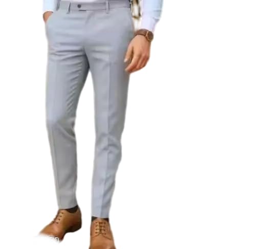 Elegant Men's Regular Fit Cotton Blend Ravishing Unique Formal Designer Trouser Pant-picture-21