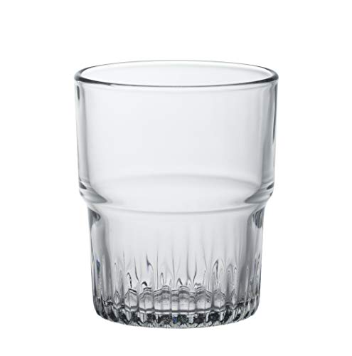 DURALEX Lot de 4 Verres à Eau en Verre trempé Transparent 20 cl Ø 7,1 cm Hauteur 8,6 cm