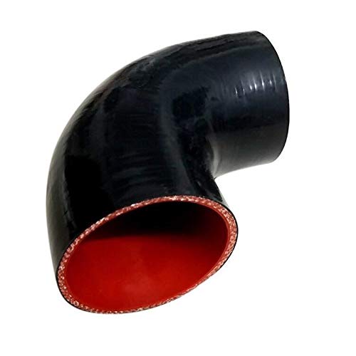 FMingNian 1 STÜCK 90 Grad Reduzierer Silikon-Ellenbogenschlauch 51mm 60mm 63mm 70mm 76mm Gummi-Schreiner-Bend-Röhrchen Lufteinlassschlauch (Farbe : 76 83mm 90 Degree) Cover
