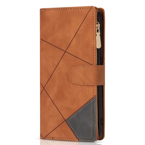 Coque portefeuille iPhone 15 Pro marron pour éviter l'oubli de vos cartes bancaires