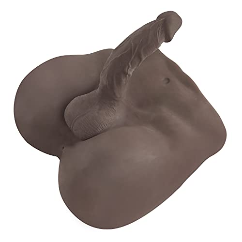 Image of Men's Huge Dildos, Realistic Masturbator with Flexible Dildo and Tight Anal Entry, Adult Sex Toys for Women Men Couple -12.2 x10.3 inch