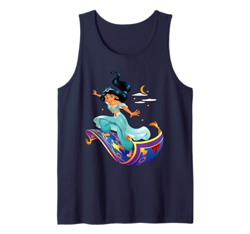Disney Aladdin Princess Jasmine Magic Carpet Pose - Camiseta Camiseta sin Mangas