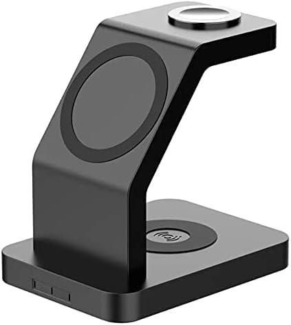 3-in-1 Magnetic Wireless Charging Stand for iPhone, Apple Watch, AirPods,23w Magnetic MagSafe Charger 3in1 Wireless Charger for iPhone 16/16 Air /16 Pro/17 Pro