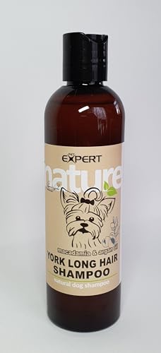 Natural Dog Shampoo York Pet Puppy Long Hair Complex Care Terrier Dogs Tea Tree and Wheat Germ Oil or Macadamia and Argan Oil (Flavour Macadamia and Argan Oil)