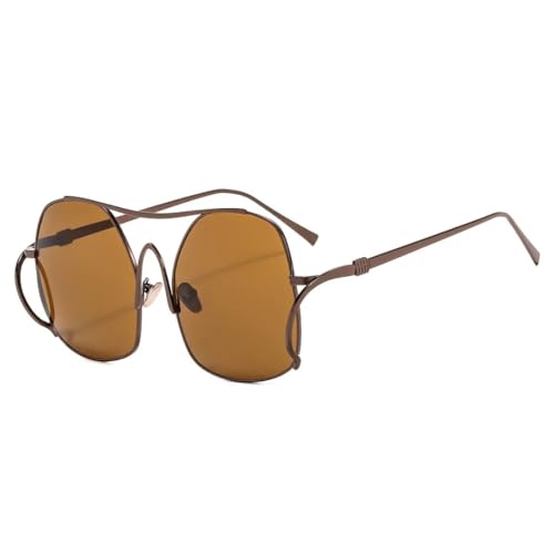 Lunettes de soleil ovales anti-éblouissement double faisceau pour un confort visuel total