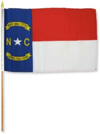 12x18 US State and Territories Stick Flag Banner Wood Staff (Tennessee) image 4