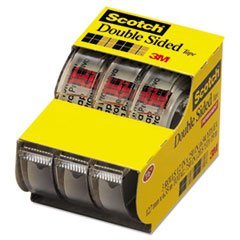 Scotch 665 Double-Sided Office Tape in Hand Dispenser, 1/2