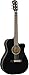 Fender CC-60SCE Concert Cutaway Acoustic Guitar, with 2-Year Warranty, Black