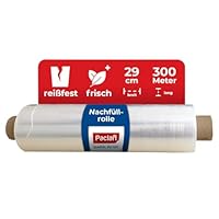 Paclan, Frischhaltefolie 300m x 29cm Economy Nachfüllrolle, Transparent, 300 meter