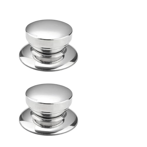 Floweringbeter Incorpora acero inoxidable en tu cocina con estas fiables asas de tapa de olla (5 piezas)