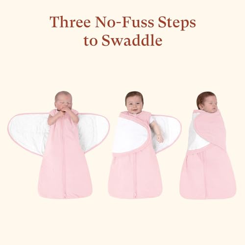 Image of 1.0 TOG Swaddle Sleep Sack, Adjustable Wearable Blanket for Babies 6-15 Months, Perfect for New Moms, Medium