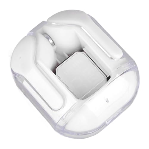 Image of AVASHYAA TECH Bluetooth 5.4 Earphones, Wireless Earphone with 4 ENC Noise Cancelling Mic Bluetooth Headphones Hi-Fi Stereo Sound, 50 Hours Playtime, LED Display Pack of 1 (White)