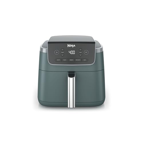 Image of Ninja Air Fryer Pro 5-in-1 | 5 QT Capacity, Air Fry, Bake, Roast, Reheat, and Dehydrate, Air Crisp Technology | Nonstick Basket & Crisper Plate | Sage | AF142GN