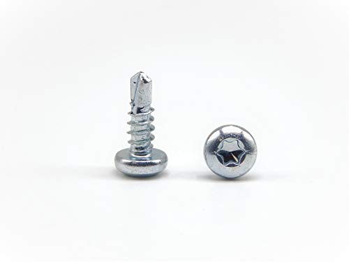 1000 Stück Bohrschrauben 3,5x13 mm verzinkt mit Linsenkopf selbstschneidend DIN 7504 N-T Cover