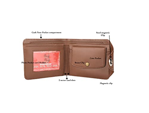 Image of Mundkar Stylish Wallet for Men and Boys (Magnetic Clip Wallet)