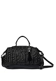 Marc Picard Tasche Bowling Flechtoptik - os - Schwarz